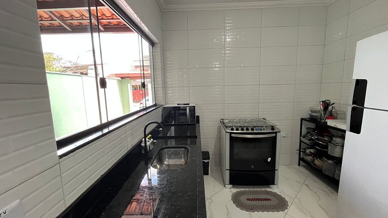 Casa c/ piscina 20 pessoas, 4 quartos c/ Ar. cond