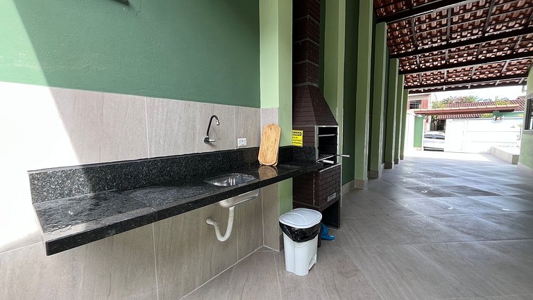 Casa c/ piscina 20 pessoas, 4 quartos c/ Ar. cond