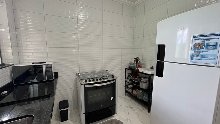 Casa c/ piscina 20 pessoas, 4 quartos c/ Ar. cond