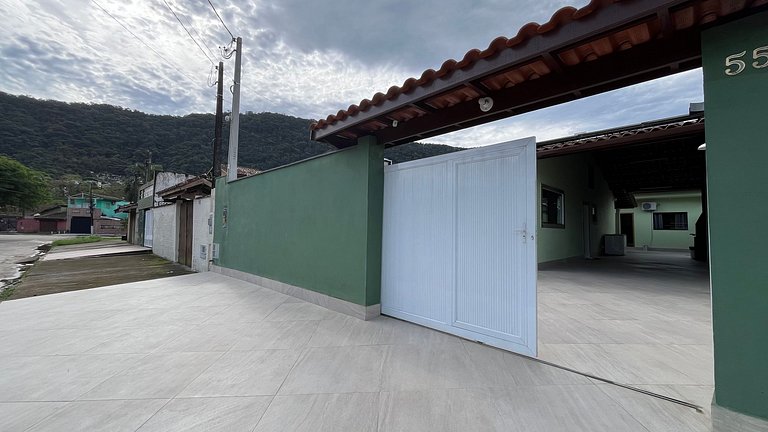Casa c/ piscina 20 pessoas, 4 quartos c/ Ar. cond