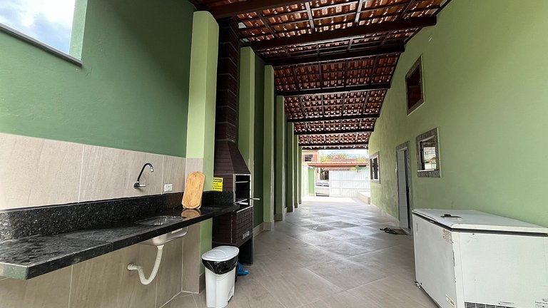 Casa c/ piscina 20 pessoas, 4 quartos c/ Ar. cond
