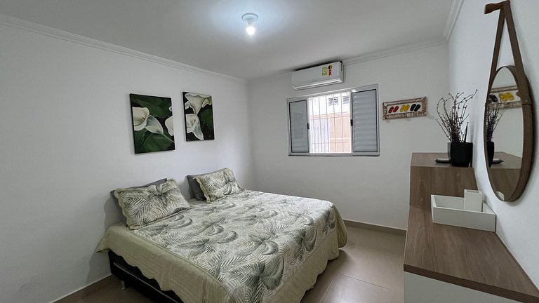 Casa 4 quarto c/ ar cond. 200 mt praia itagua