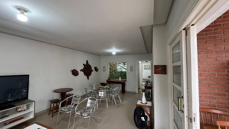 Casa 4 quarto c/ ar cond. 200 mt praia itagua
