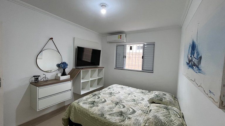 Casa 4 quarto c/ ar cond. 200 mt praia itagua