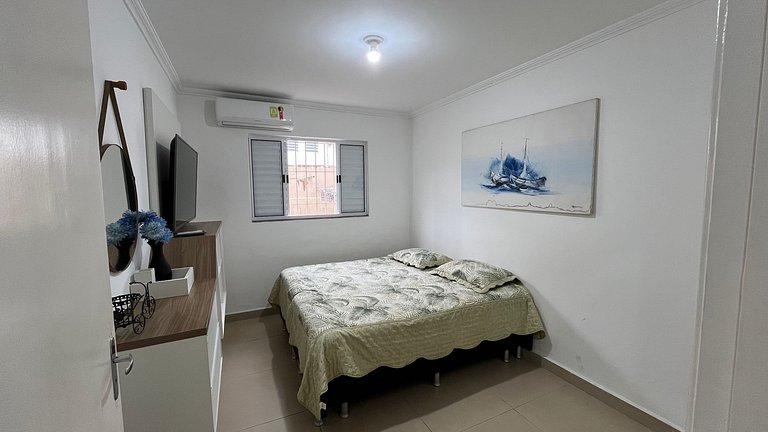 Casa 4 quarto c/ ar cond. 200 mt praia itagua