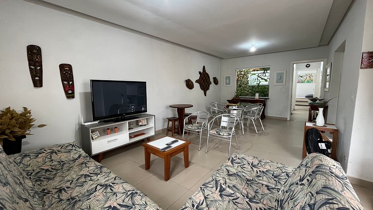 Casa 4 quarto c/ ar cond. 200 mt praia itagua